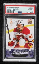 2023 Upper Deck Series 1 UD Canvas Young Guns Jakob Pelletier PSA 10 GEM MT g5i