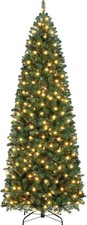    Home Decorators 7.5 ft Pre-Lit LED Grand Duchess Balsam Fir Christmas Tree   