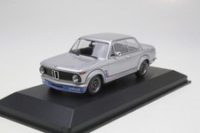 BMW 2002 TURBO 1973 SILVER BANDS MOTORSPORT MAXICHAMPS 940022200 1:43 METAL LHD