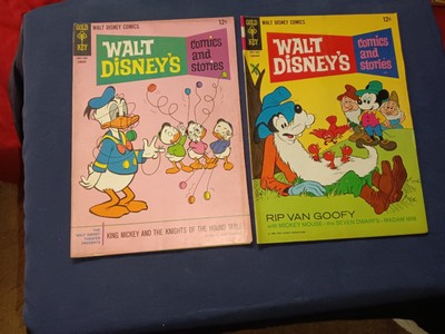 1966 Walt Disney Comics And Stories Gold Key 12c  Lot Missing Jun, 11 Books