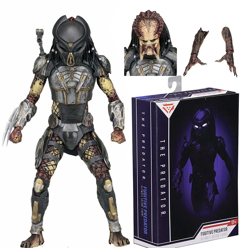 Fugitive Predator Ultimate 7" Action Figure AVP Aliens v Predators 2018 New Gift