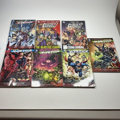 Justice League Graphic Novel Lot 7 Books New 52 Geoff Johns DC Comics TPB