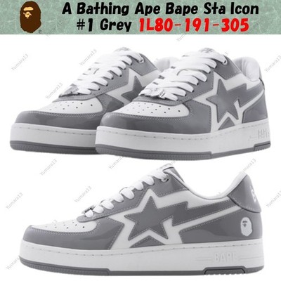A Bathing Ape Bape Sta Icon #1 grau 1L80-191-305 Herrengröße