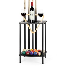 smusei Pool Stick Holder Pool Cue Holder Pool Cue Stick Rack Floor Stand Bill...