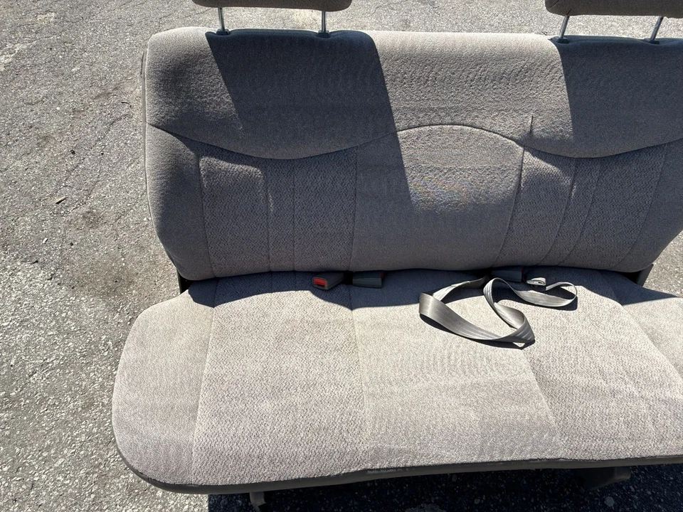 2000 CHEVROLET ASTRO VAN REAR SEATS OEM BENCH CLOTH - Image 2 of 4