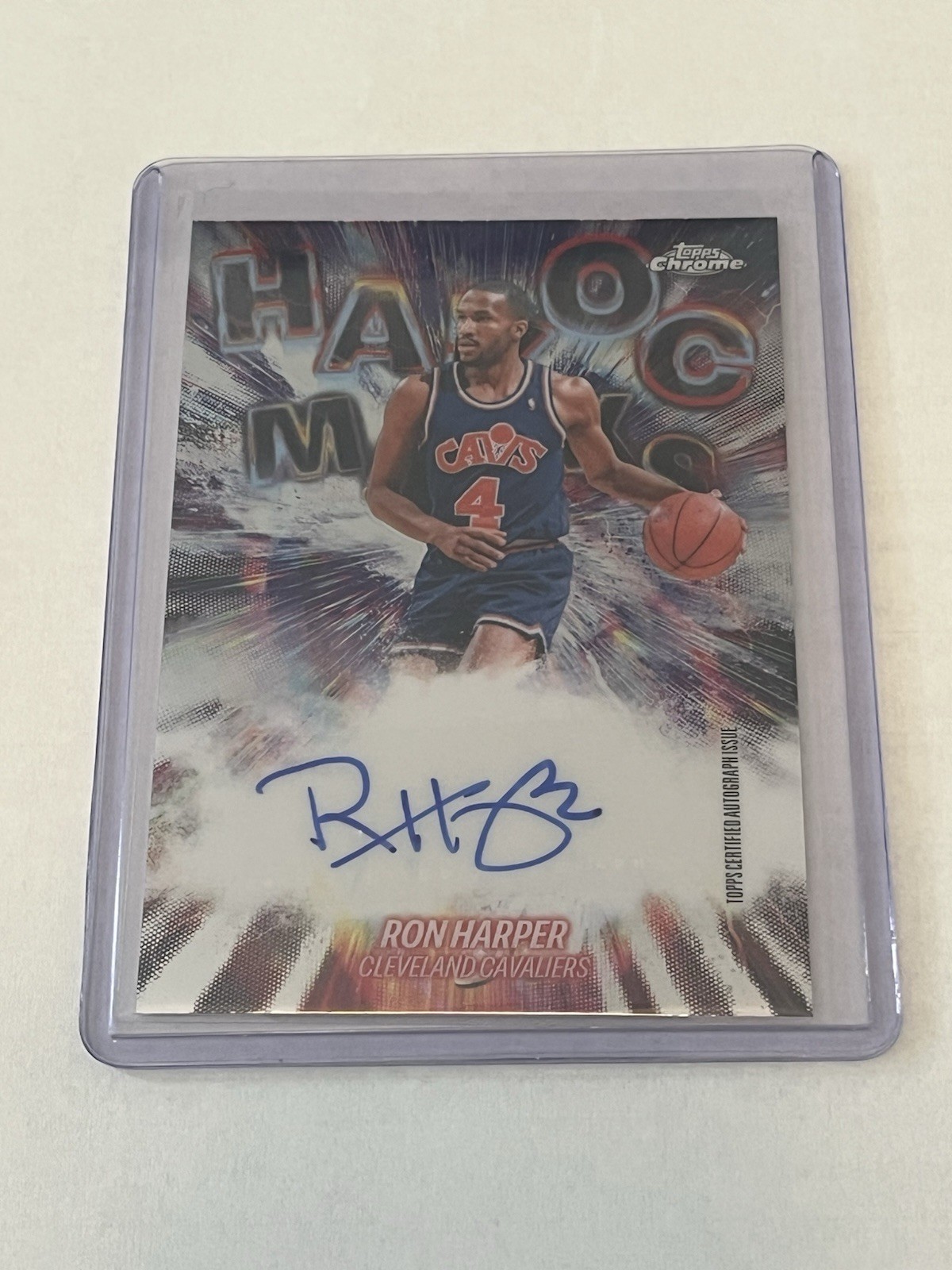 RON HARPER 2025-26 TOPPS CHROME UPDATE #HM-RON HAVOC MARKS AUTO CAVALIERS