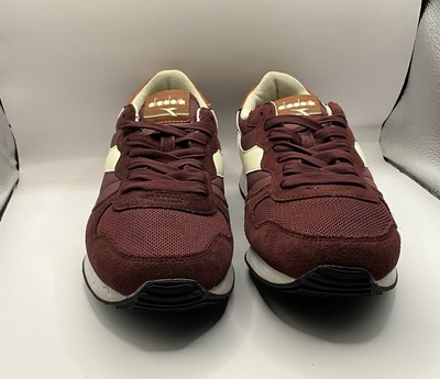 Diadora N902 Men's Shoes Sz 8 Burgundy Low Top Lace Up Sneaker