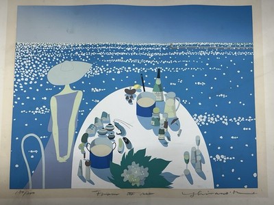 Yoshito Hirano Signed Serigraph  From The Sea  180/200