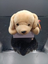 1997 Ty Beanie Baby Fetch the Golden Retriever New W/Tags Free Shipping! T2207