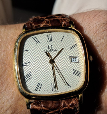 Omega De Ville 196.0317 ZigZag Dial 196.0317 working fine RAR
