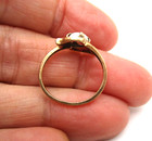 Vintage 10K Yellow Gold Opal Solitaire Ring Size 5.5 1.8 Gr [R381] — photo 5