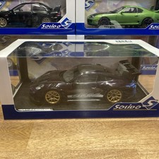1:18 Solido Diecast Porsche 911 GT3 RS Weissach Package Purple with Gold wheels