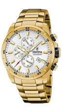 Festina chronograph gold steel watch F20541/1