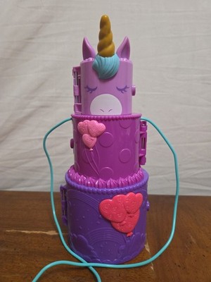Polly Pocket Unicorn Spin 'N Surprise Birthday Cake With Accessories 
