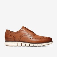 C14493-WIDE MENS COLE HAAN ZEROGRAND WINGTIP OXFORD - WIDE WIDTH