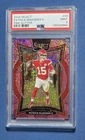 2024 Select Patrick Mahomes Concourse Pink Glitter Prizm 15/15 Jersey # PSA 9 33