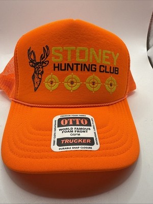 Post Malone Big Ass Stadium Tour 2025 Stoney Hunting Club Orange Trucker Hat NWT