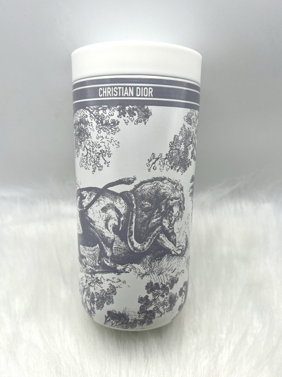 Christian Dior Toile de Jouy Tumbler New w/ Box NIB VIP / GWP Mug
