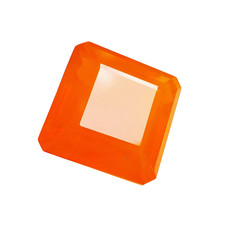 70 Ct Orange Mexican Fire Opal Square Cut Loo...