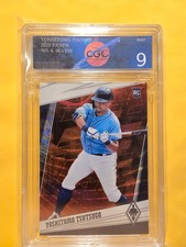 2020 Panini Chronicles - Phoenix Yoshi Tsutsugo #6 Ruby Wave /199 (RC)