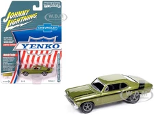 1970 CHEVROLET NOVA YENKO DEUCE GREEN 1/64 BY JOHNNY LIGHTNING JLMC034-JLSP383 B