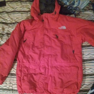 Vintage THE NORTH FACE ANTARCTICA PARKA Summit Series Down Coat Size xl Red   