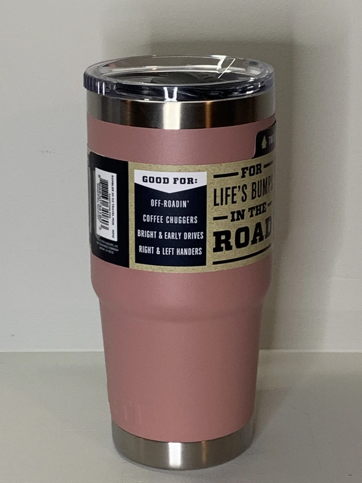 Caneca de viagem YETI Rambler 20 oz arenito rosa sem BPA nova com etiquetas - Imagem 3 de 4