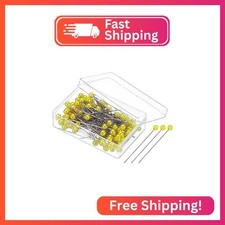 PATIKIL Sewing Pins, 100 Pcs 1.5 Inch Straight Pin with Plastic Pearlized Ball H