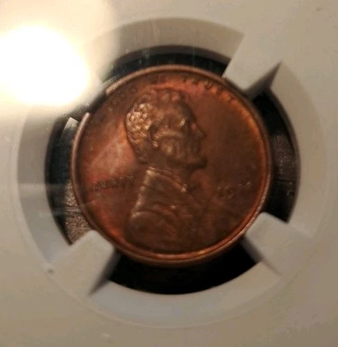 1918 Lincoln Cent NGC MS62 R/B