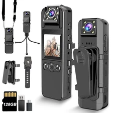Camara De Cuerpo Con Grabacion De Audio Y Video Vision Nocturna Usable 64G NUEVO