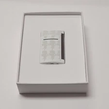 S.T. Dupont Minijet Karl Lagerfeld White Lighter | 10071 | NEW IN BOX |
