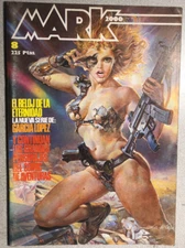 MARK 2000 (1970s Spain) color B/W comics magazine; Spanish language FINE+