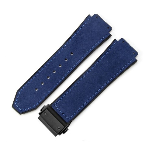 High Quality Brushed Genuine Leather Watch Strap Bands Mens Fits Hublot 26*19mm - Picture 19 of 44