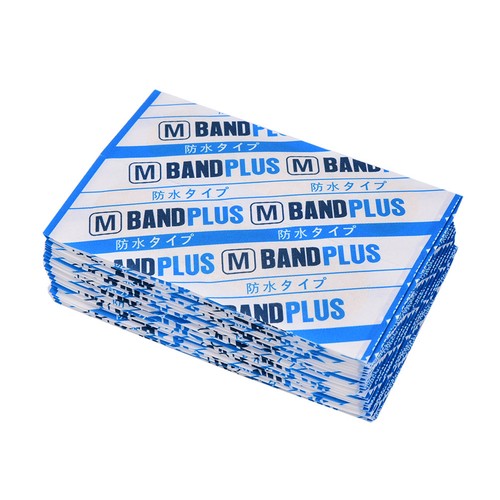 50X-First-Aid-Bandage-Hemostatic-Medical-Disposable-Waterproof-With-Gauze-Pad