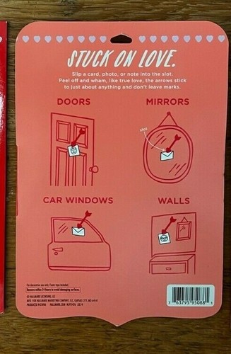 Hallmark Valentine's Spread The Love Kit, Arrows & 8 Cards NEW (A04-12) - Picture 6 of 8