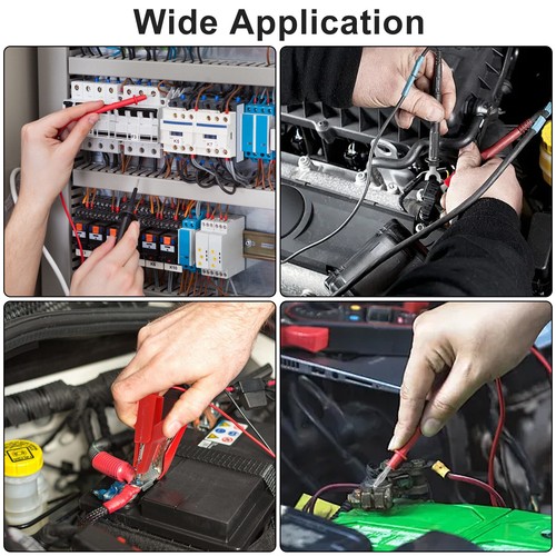 21 in 1 Multimeter Test Lead Kit Electrical Alligator Clip Test Probe Plug Set - Picture 10 of 11