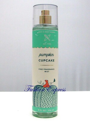 BATH & BODY WORKS PUMPKIN CUPCAKE FRAGRANCE BODY MIST SPRAY 8 FL OZ