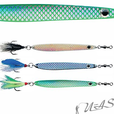 DAM Top Köder Set 3 St. Fz Meerforellen Mefo Blinker 28G Dressed Seatrout Fliege