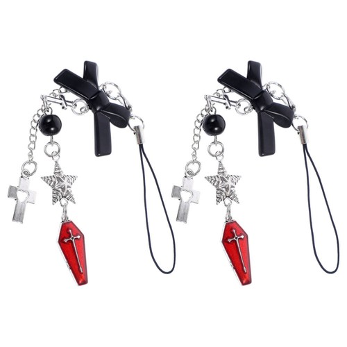 3 Pack Pentagram Mobile Phone Chain Cell Lanyard Cellphone Charm Strap - Zdjęcie 2 z 12