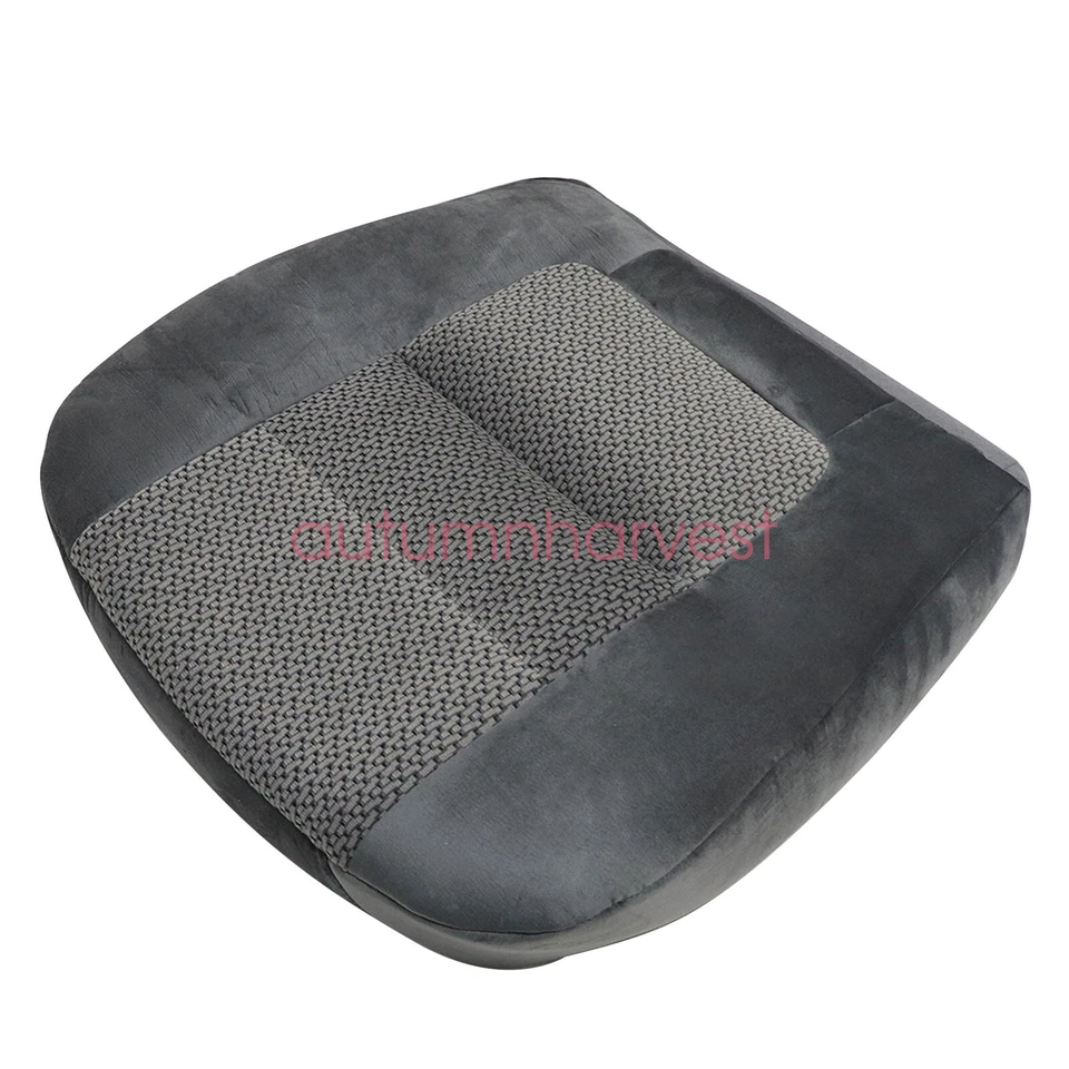 Cubierta de asiento de tela de repuesto gris para parte inferior del conductor Ford F250 F350 F450 XLT 2001 Foto 4 de 4