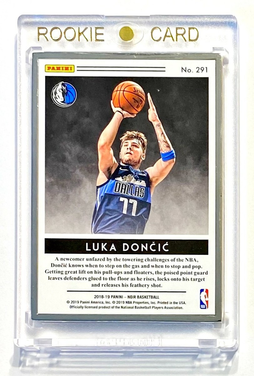 2018-19 Panini Doncic ドンチッチ RC Silver 2018-19 Panini Noir LUKA DONCIC #5/25 Vintage Art Silver
