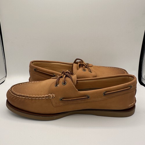 Zapatos de Barco SPERRY Para Hombre Talla 12 AMPLIA COPA DORADA LUJO Auténticos Originales 17471 - Imagen 5 de 11