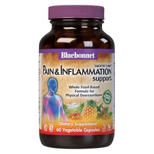 Bluebonnet Targeted Choice Pain & Inflammation Support 60 Ve, Whole Food Based