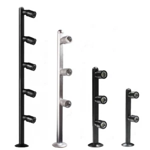 LED Pole Light Fixture Museum Display Cabinet Bureau Showcase Lampe Bijouterie Store