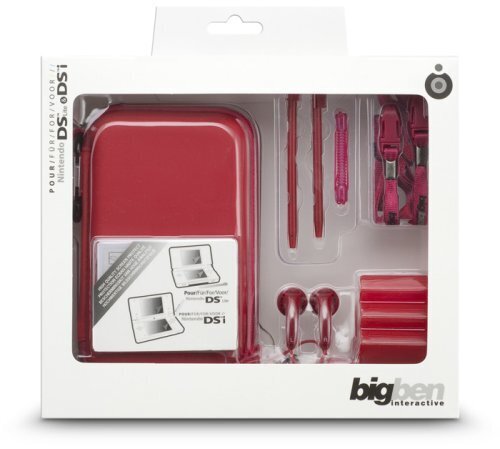 pack nintendo ds lite dsi 3ds 2ds ecouteur stylet range jeux essential access ro - Photo 1/2