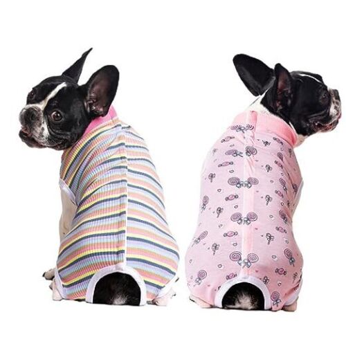 2 Packs Pet Dog Recovery Onesieuit for Dogs Cats Afterurgery,Dog S Navy