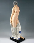 Rare GOLDSCHEIDER Figure "Helena" Ernst Seger Mnr: 3697 Height: 57 Cm