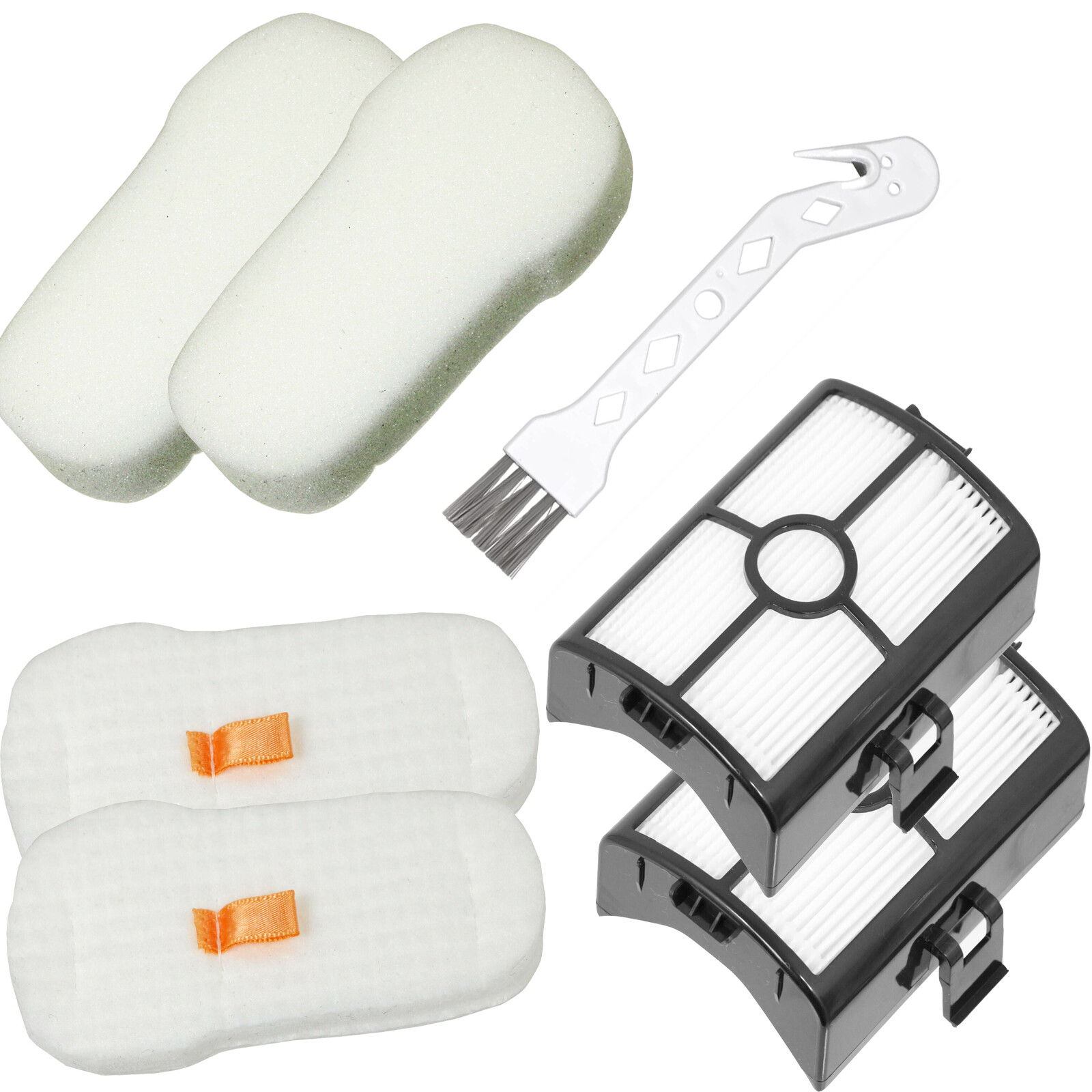 Filter Kit x 2 for SHARK HZ500 HZ500UKT Vacuum Foam Felt Motor HEPA Allergen