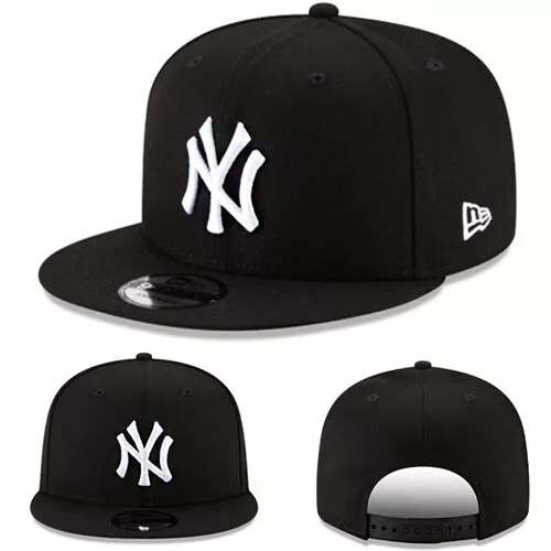 New Era New York Yankees Snapback Hat MLB Official Basic Black