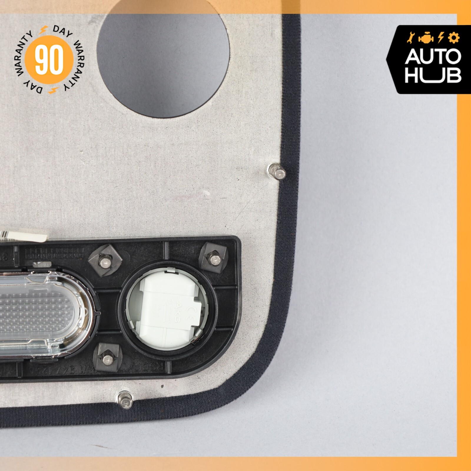 03-10 Bentley Continental GT Coupe Rear Overhead Dome Light Trim Wood OEM 53k